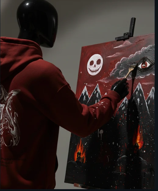 ART UNISEX OVERSIZED HOODIE