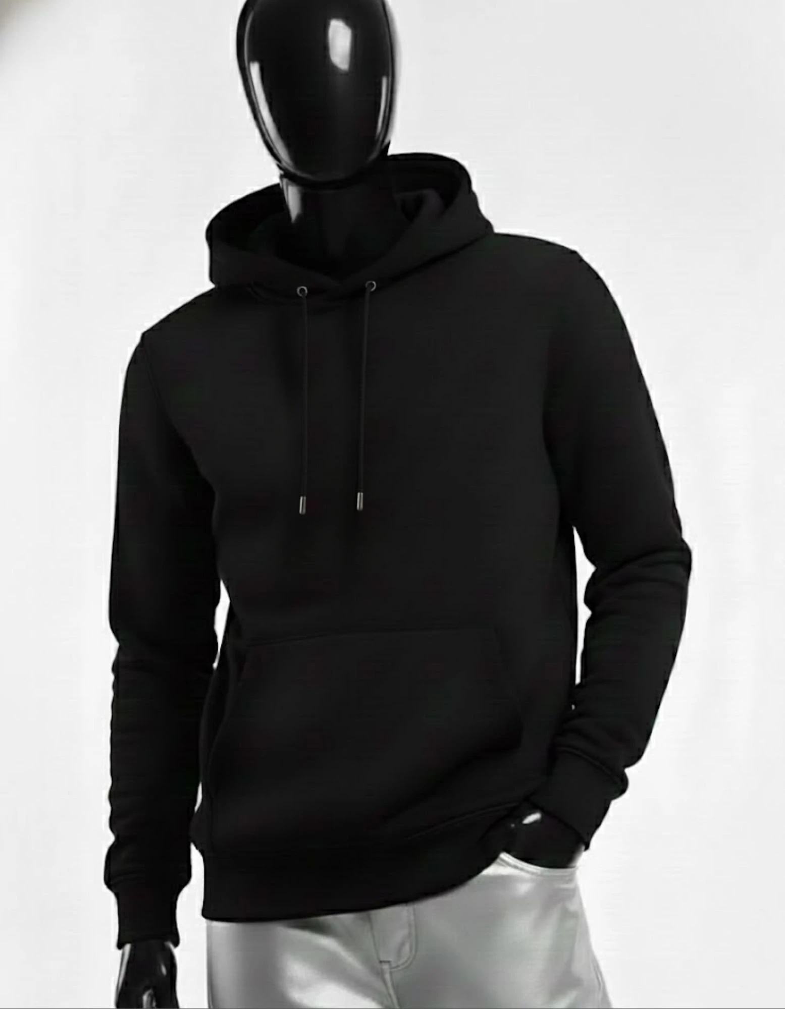 CRAZYFUSS Men Typography Party Mind Oversized Cotton Hoodie